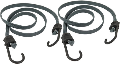 - 48” Flat Narrow Bungee Cord, 2 Pack - UV and Weather-Resistant
