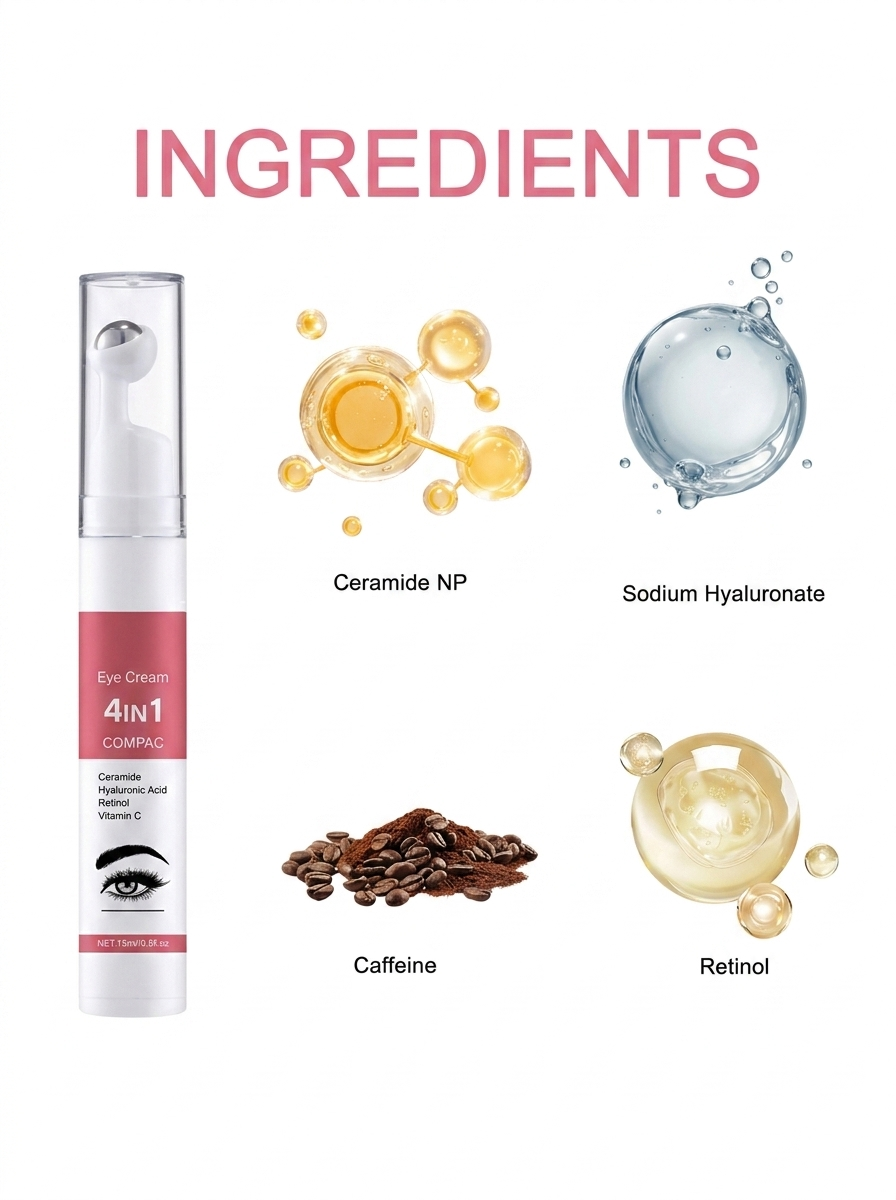 Ravora™ –  Instant Lift Eye Cream – Hyaluronic Acid & Ceramide for Dark Circles & Wrinkles